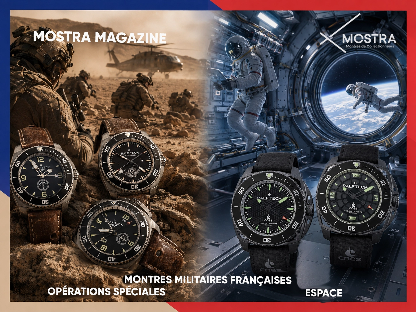 montres militaires forces spéciales et espace cnes